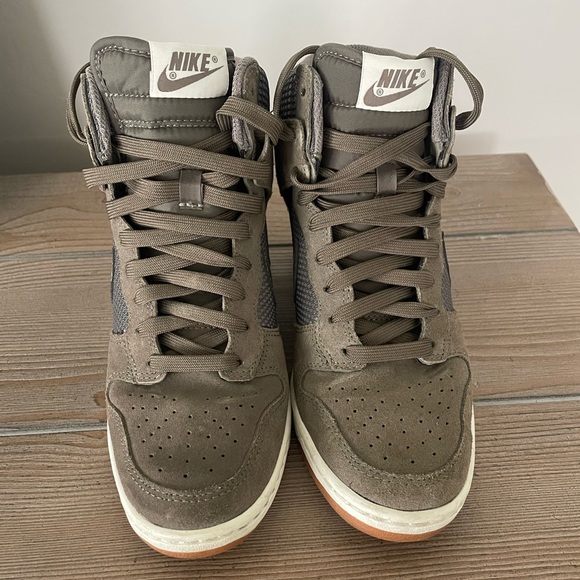 Nike Shoes - Nike sky high dunks-Army Green